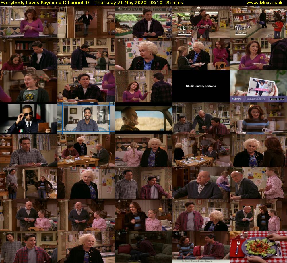 Everybody Loves Raymond (Channel 4) Thursday 21 May 2020 08:10 - 08:35