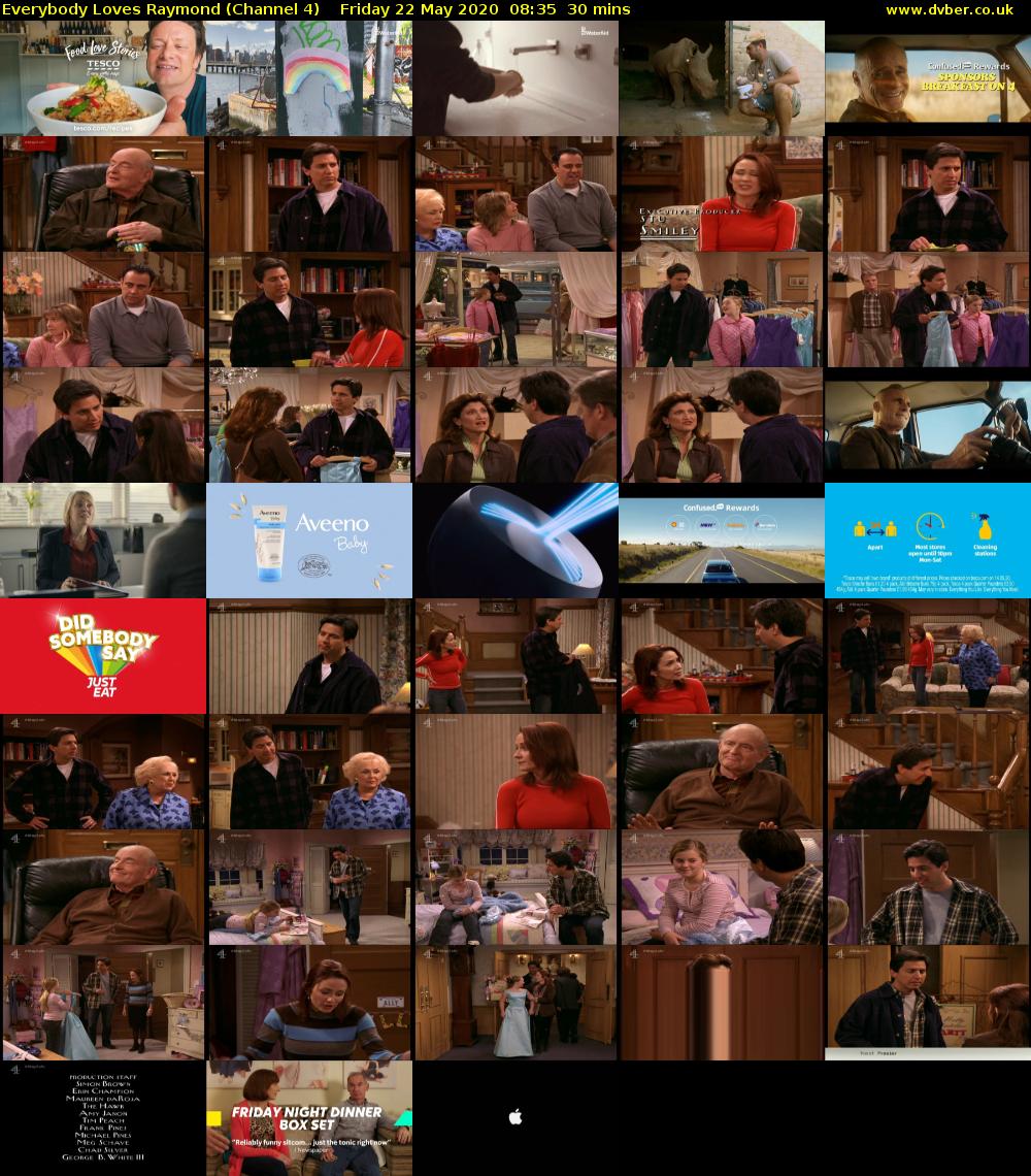 Everybody Loves Raymond (Channel 4) Friday 22 May 2020 08:35 - 09:05