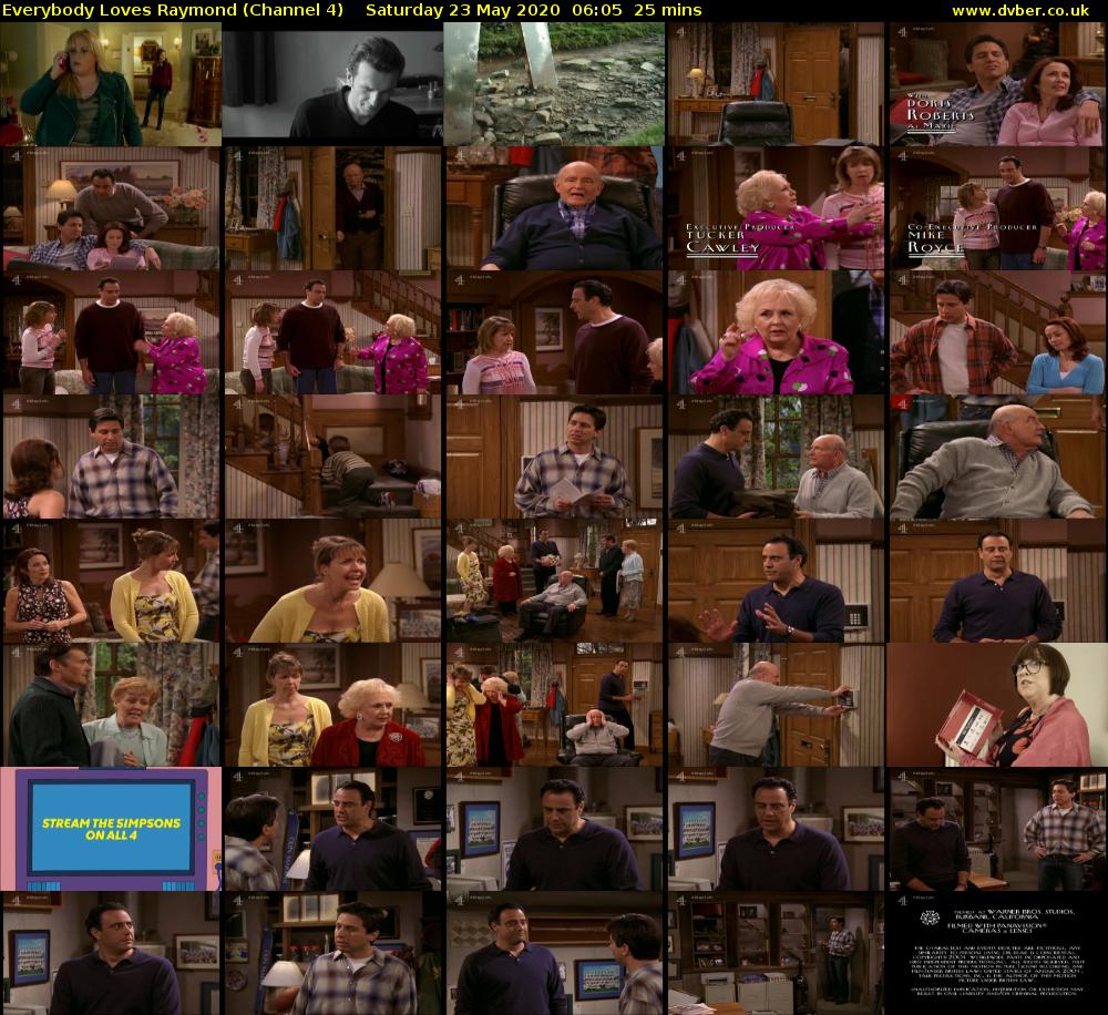 Everybody Loves Raymond (Channel 4) Saturday 23 May 2020 06:05 - 06:30