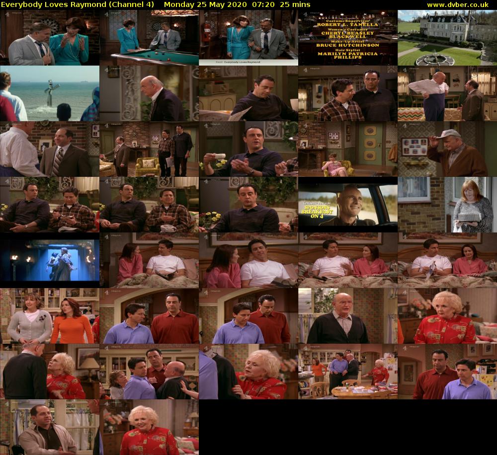 Everybody Loves Raymond (Channel 4) Monday 25 May 2020 07:20 - 07:45