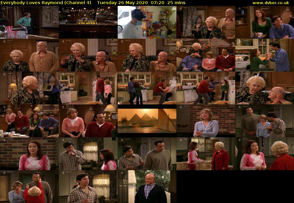 Everybody Loves Raymond (Channel 4) Tuesday 26 May 2020 07:20 - 07:45