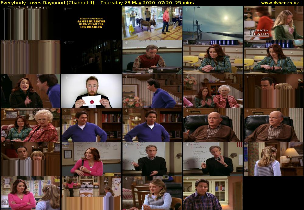 Everybody Loves Raymond (Channel 4) Thursday 28 May 2020 07:20 - 07:45