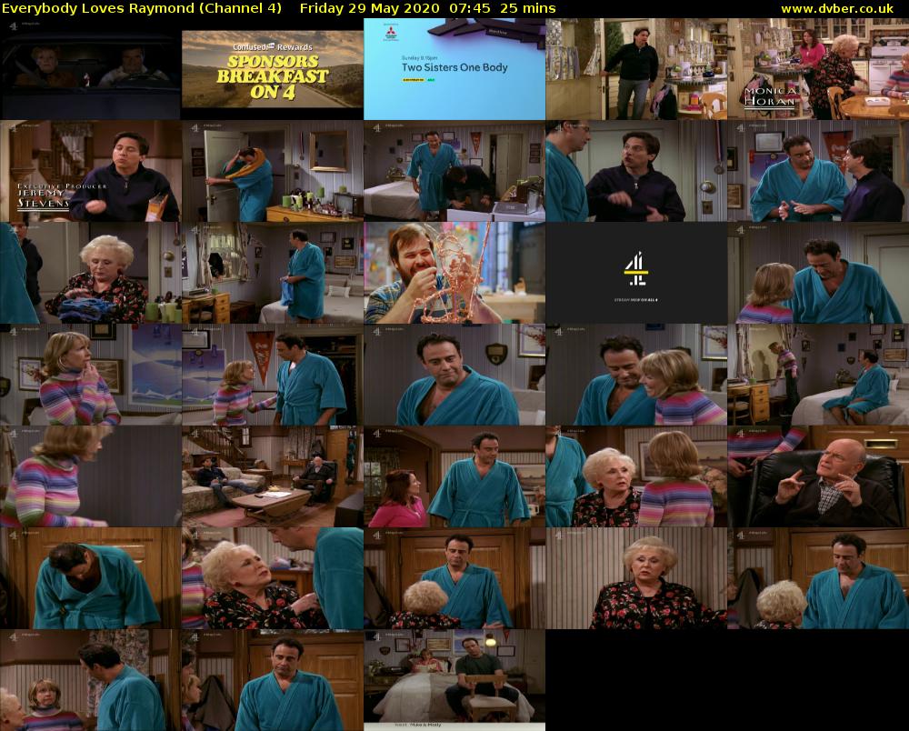 Everybody Loves Raymond (Channel 4) Friday 29 May 2020 07:45 - 08:10