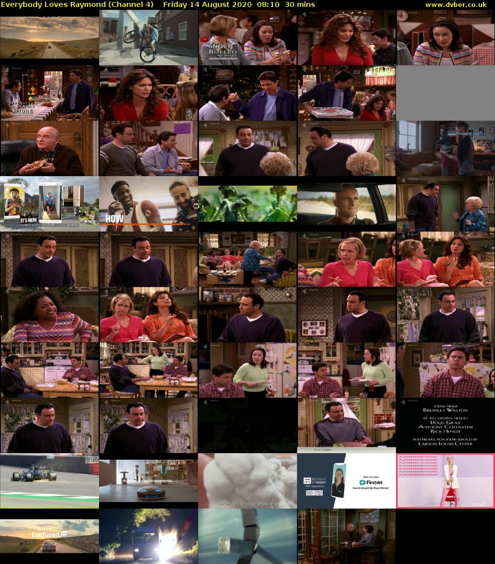 Everybody Loves Raymond (Channel 4) Friday 14 August 2020 08:10 - 08:40
