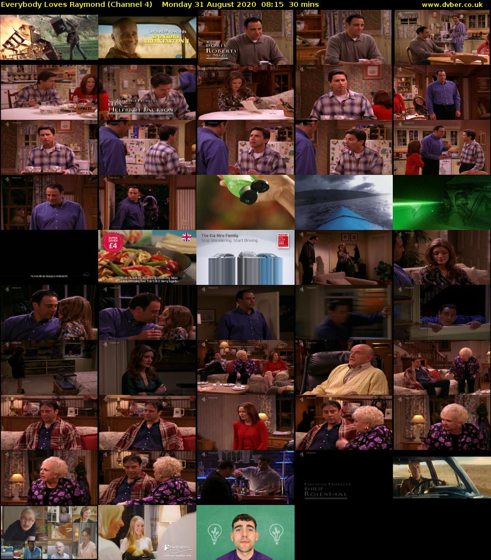 Everybody Loves Raymond (Channel 4) Monday 31 August 2020 08:15 - 08:45