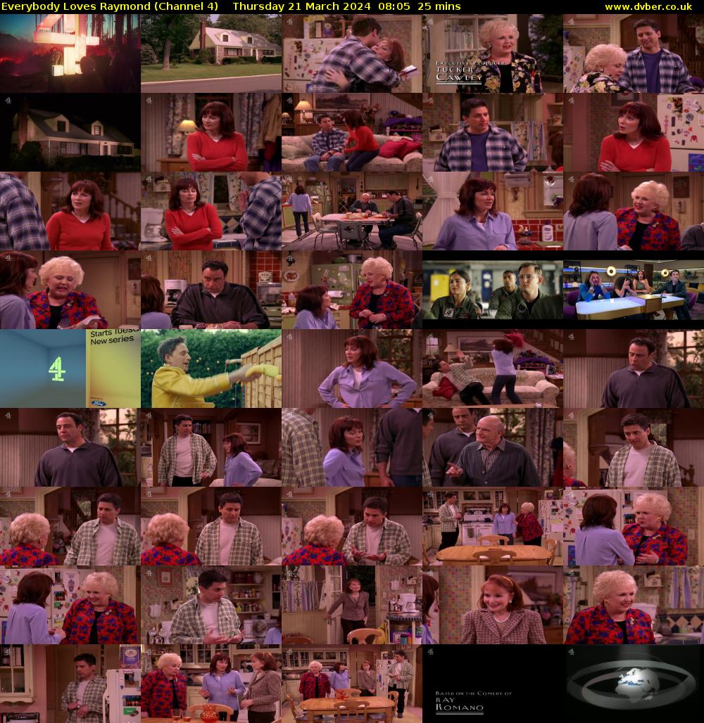 Everybody Loves Raymond (Channel 4) Thursday 21 March 2024 08:05 - 08:30