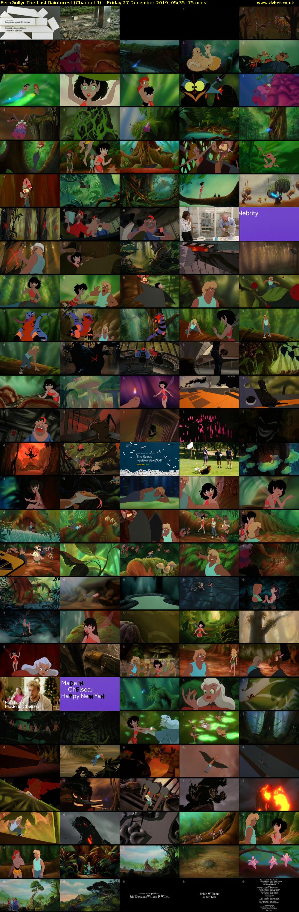 FernGully: The Last Rainforest (Channel 4) Friday 27 December 2019 05:35 - 06:50