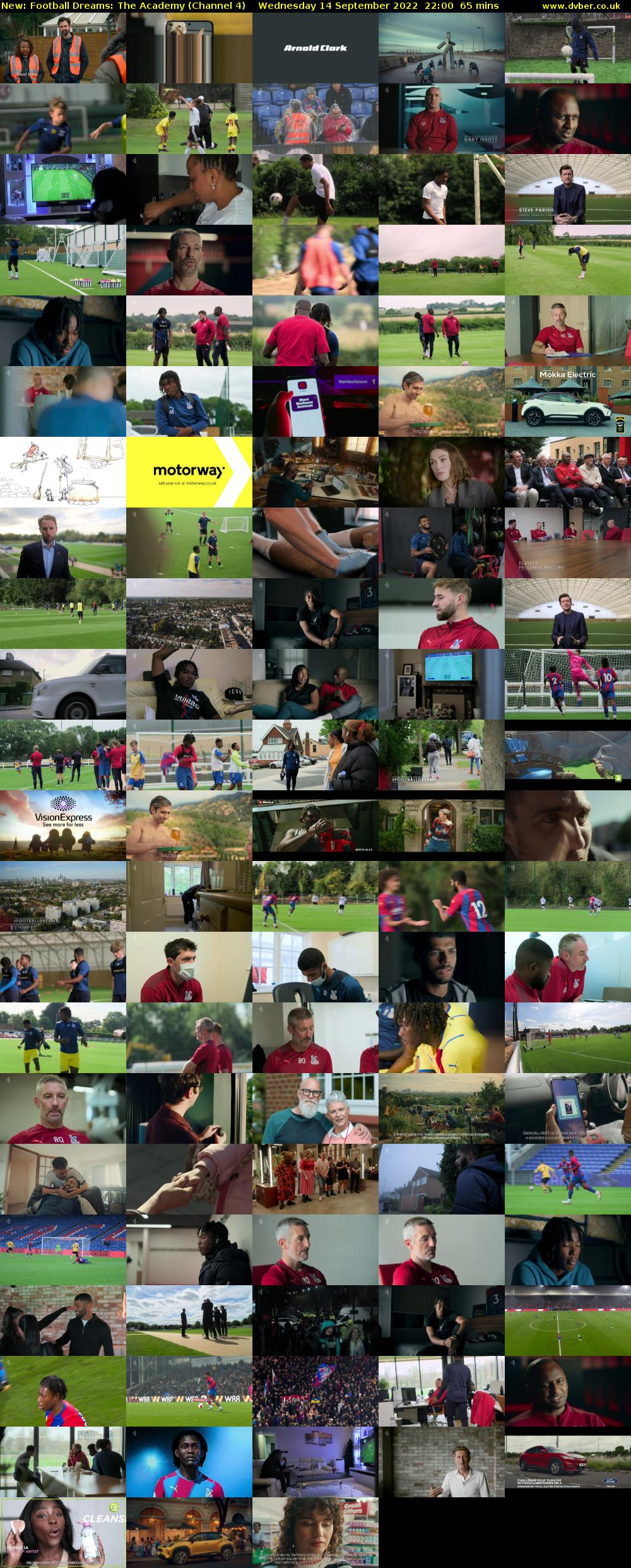 Football Dreams: The Academy (Channel 4) Wednesday 14 September 2022 22:00 - 23:05