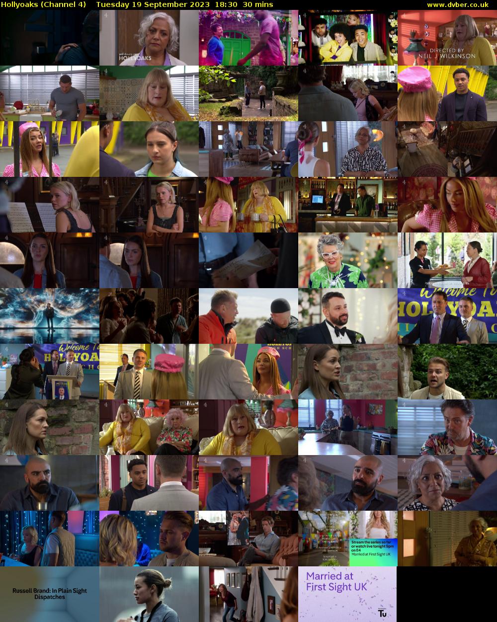 Hollyoaks (Channel 4) Tuesday 19 September 2023 18:30 - 19:00