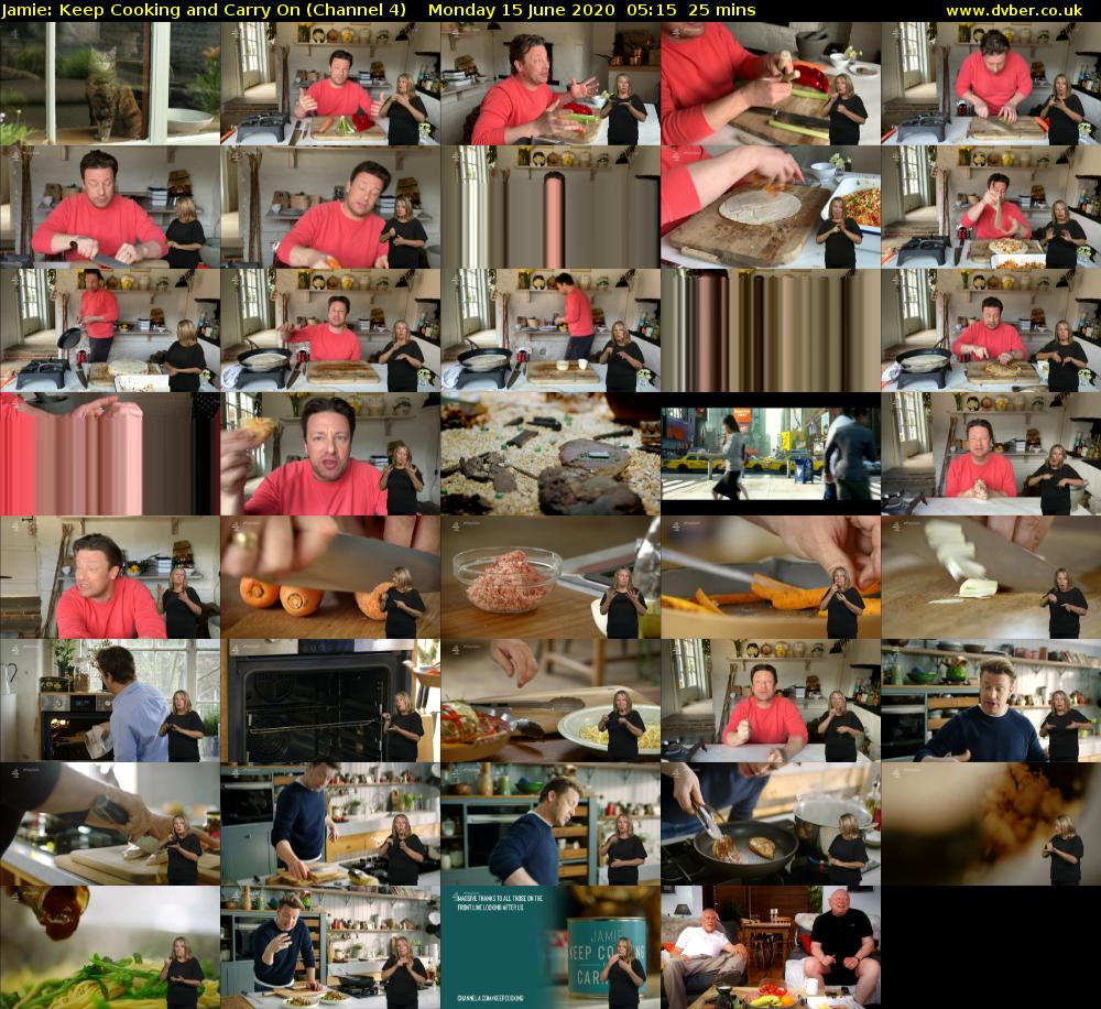 Jamie: Keep Cooking and Carry On (Channel 4) Monday 15 June 2020 05:15 - 05:40