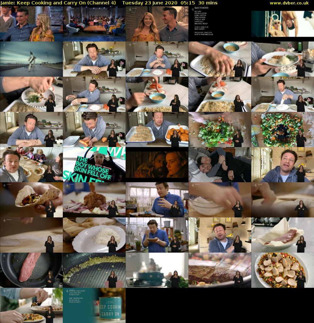 Jamie: Keep Cooking and Carry On (Channel 4) Tuesday 23 June 2020 05:15 - 05:45