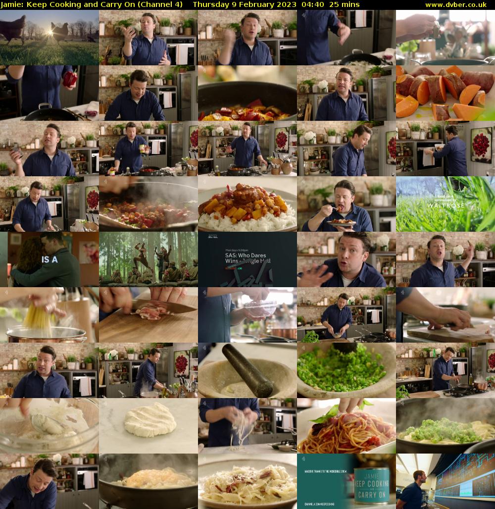 Jamie: Keep Cooking and Carry On (Channel 4) Thursday 9 February 2023 04:40 - 05:05
