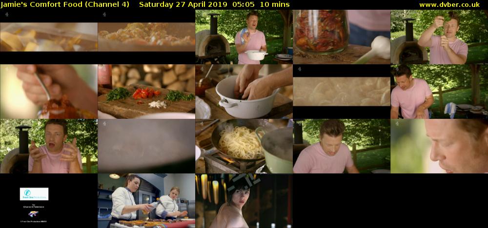 Jamie's Comfort Food (Channel 4) Saturday 27 April 2019 05:05 - 05:15
