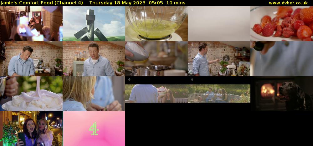 Jamie's Comfort Food (Channel 4) Thursday 18 May 2023 05:05 - 05:15