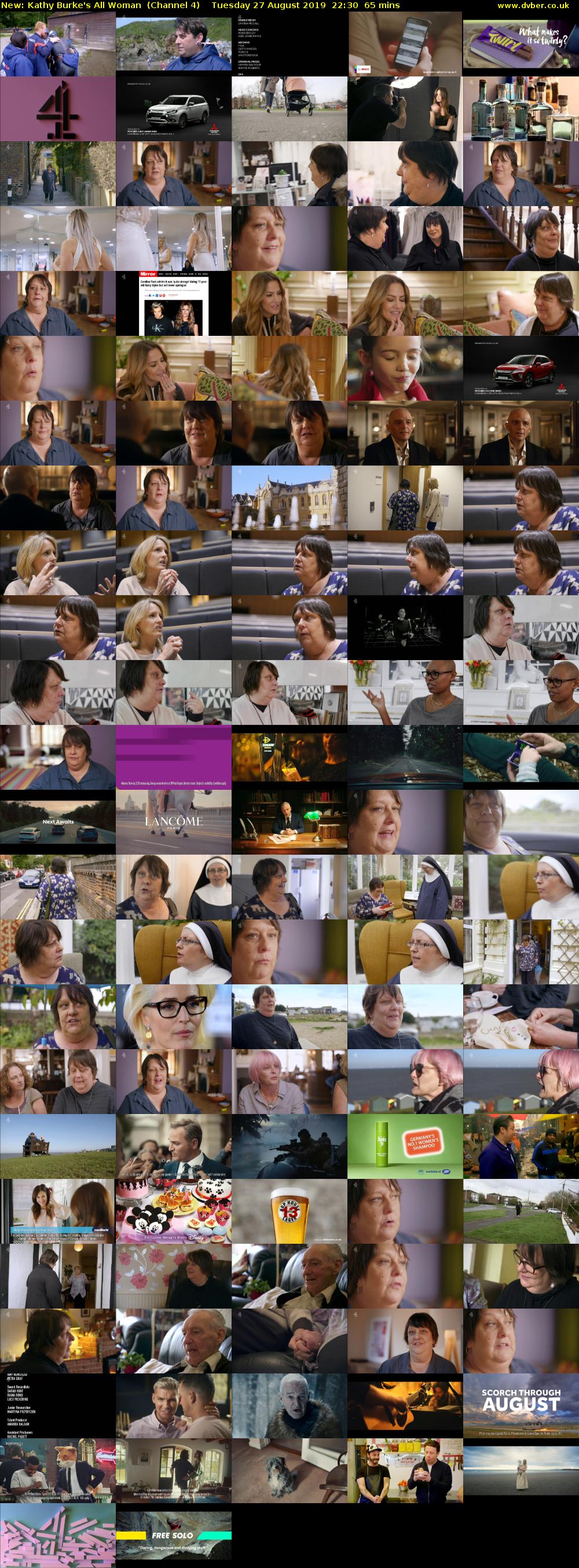 Kathy Burke's All Woman (Channel 4) Tuesday 27 August 2019 22:30 - 23:35