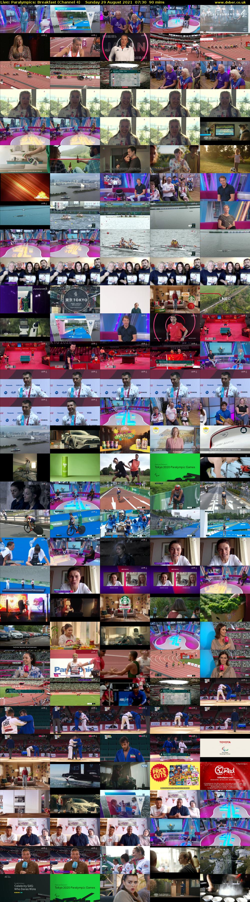 Live: Paralympics: Breakfast (Channel 4) Sunday 29 August 2021 07:30 - 09:00