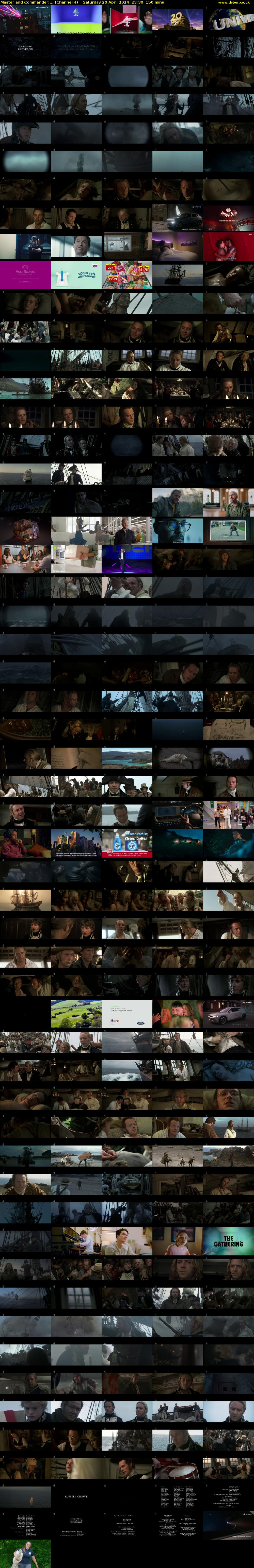Master and Commander:... (Channel 4) Saturday 20 April 2024 23:30 - 02:00