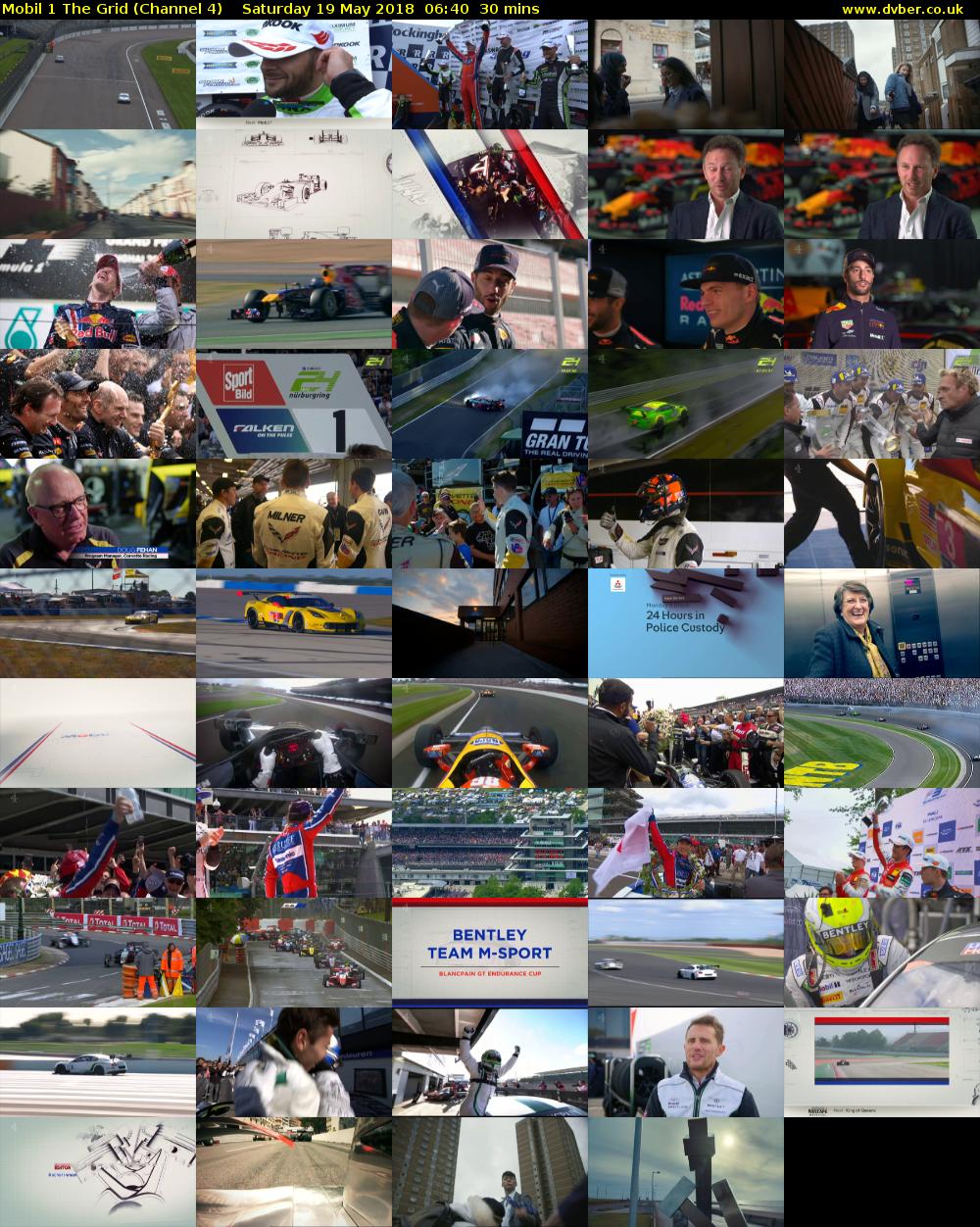 Mobil 1 The Grid (Channel 4) Saturday 19 May 2018 06:40 - 07:10