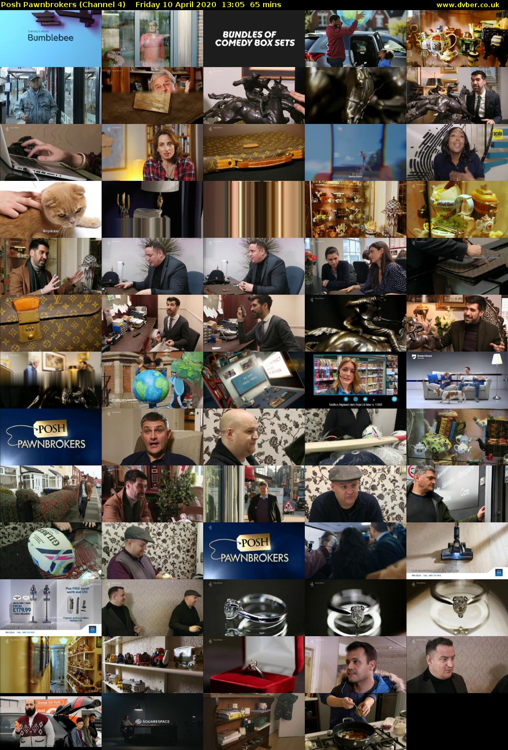 Posh Pawnbrokers (Channel 4) Friday 10 April 2020 13:05 - 14:10