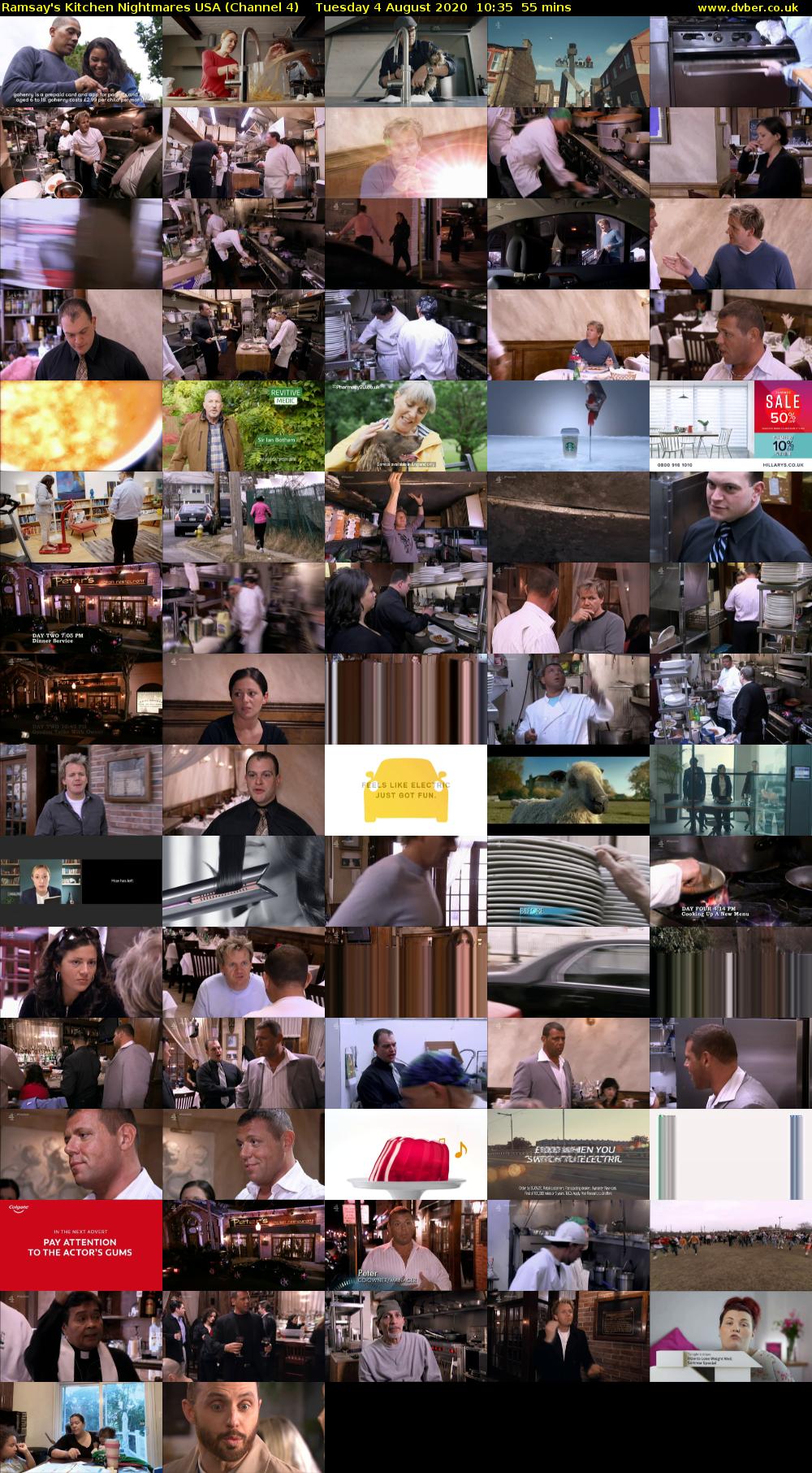 Ramsay's Kitchen Nightmares USA (Channel 4) Tuesday 4 August 2020 10:35 - 11:30