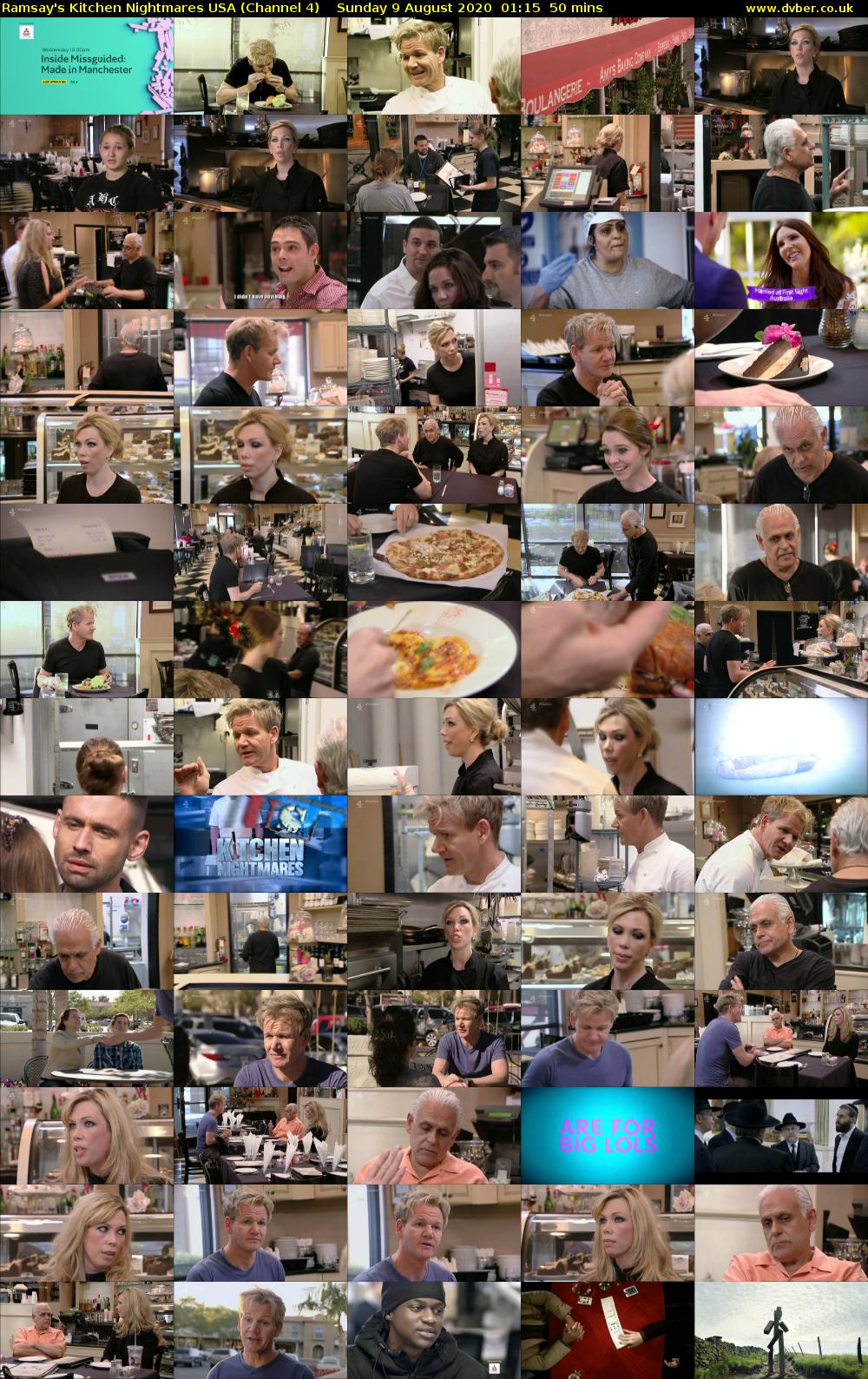 Ramsay's Kitchen Nightmares USA (Channel 4) Sunday 9 August 2020 01:15 - 02:05