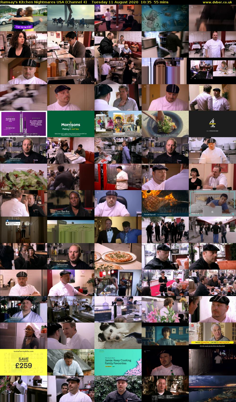 Ramsay's Kitchen Nightmares USA (Channel 4) Tuesday 11 August 2020 10:35 - 11:30