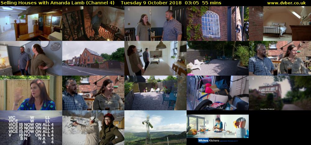 Selling Houses with Amanda Lamb (Channel 4) Tuesday 9 October 2018 03:05 - 04:00