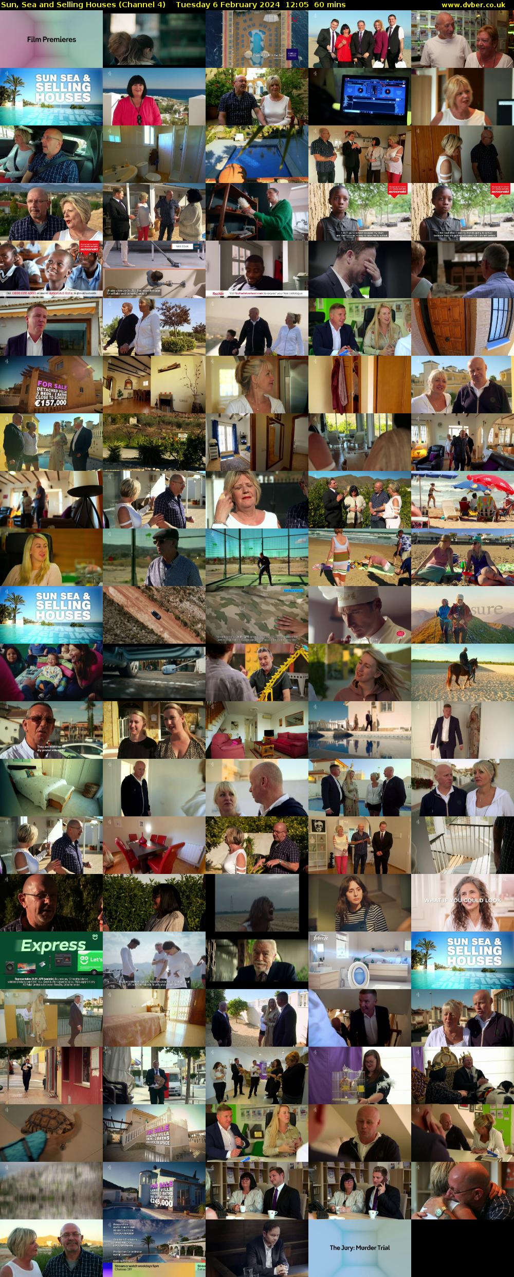 Sun, Sea and Selling Houses (Channel 4) Tuesday 6 February 2024 12:05 - 13:05