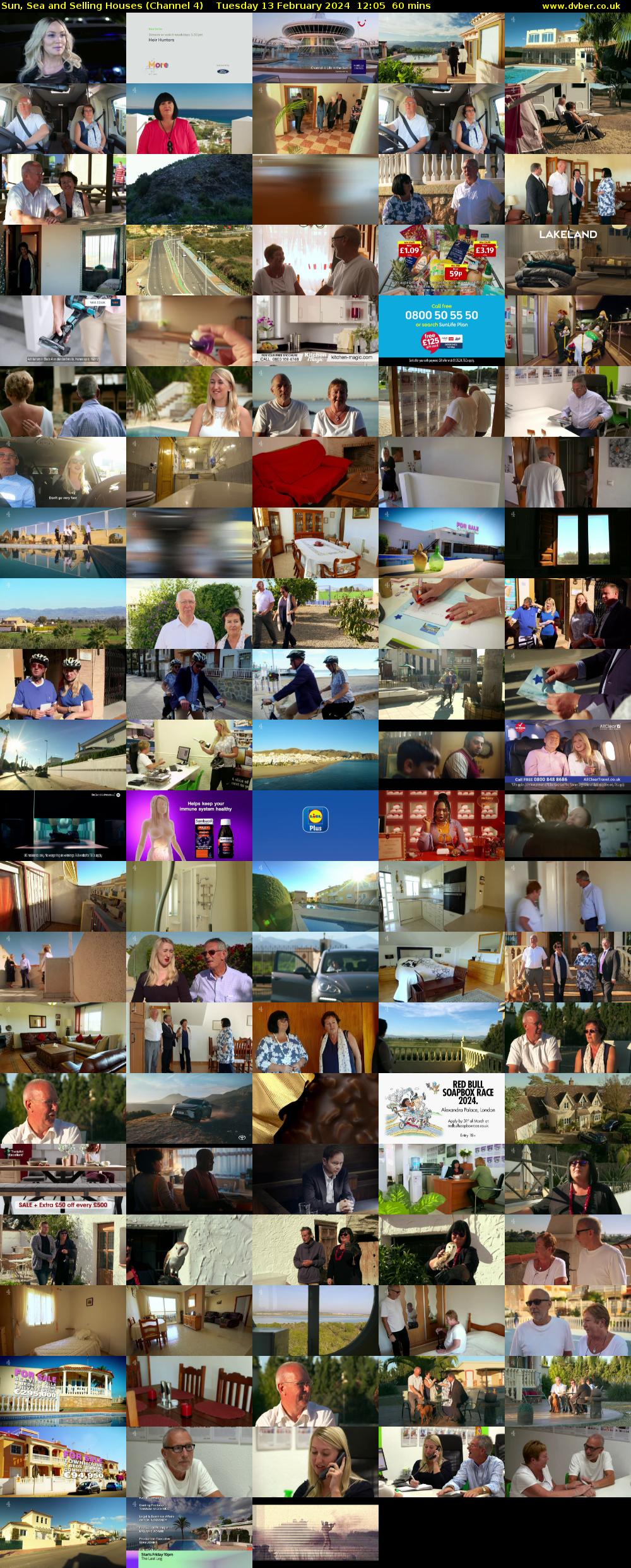 Sun, Sea and Selling Houses (Channel 4) Tuesday 13 February 2024 12:05 - 13:05