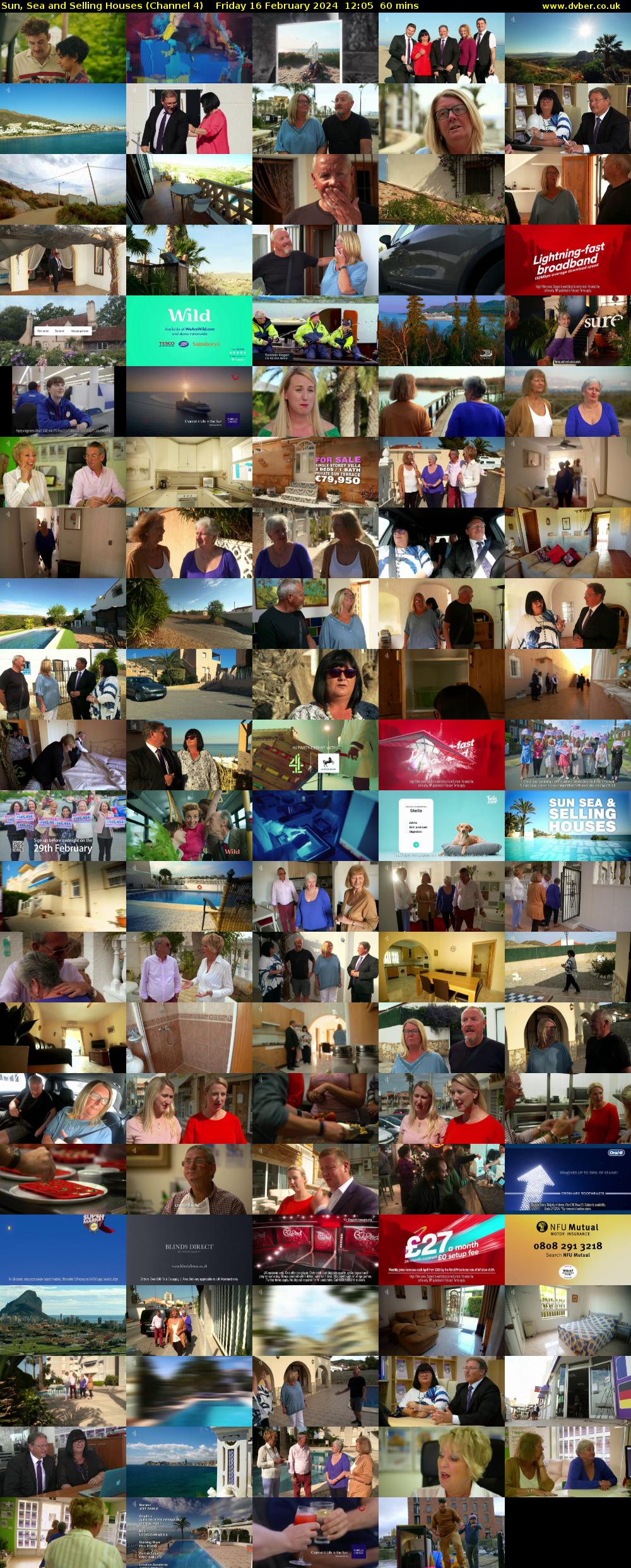 Sun, Sea and Selling Houses (Channel 4) Friday 16 February 2024 12:05 - 13:05