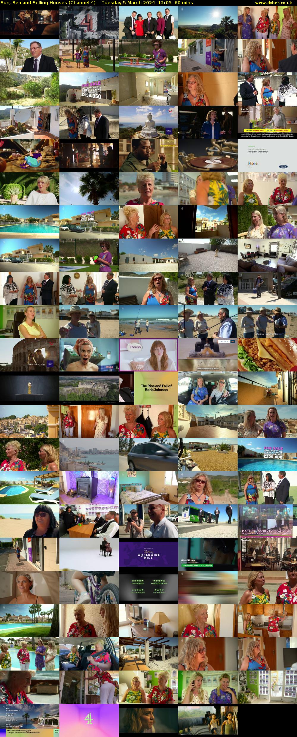 Sun, Sea and Selling Houses (Channel 4) Tuesday 5 March 2024 12:05 - 13:05