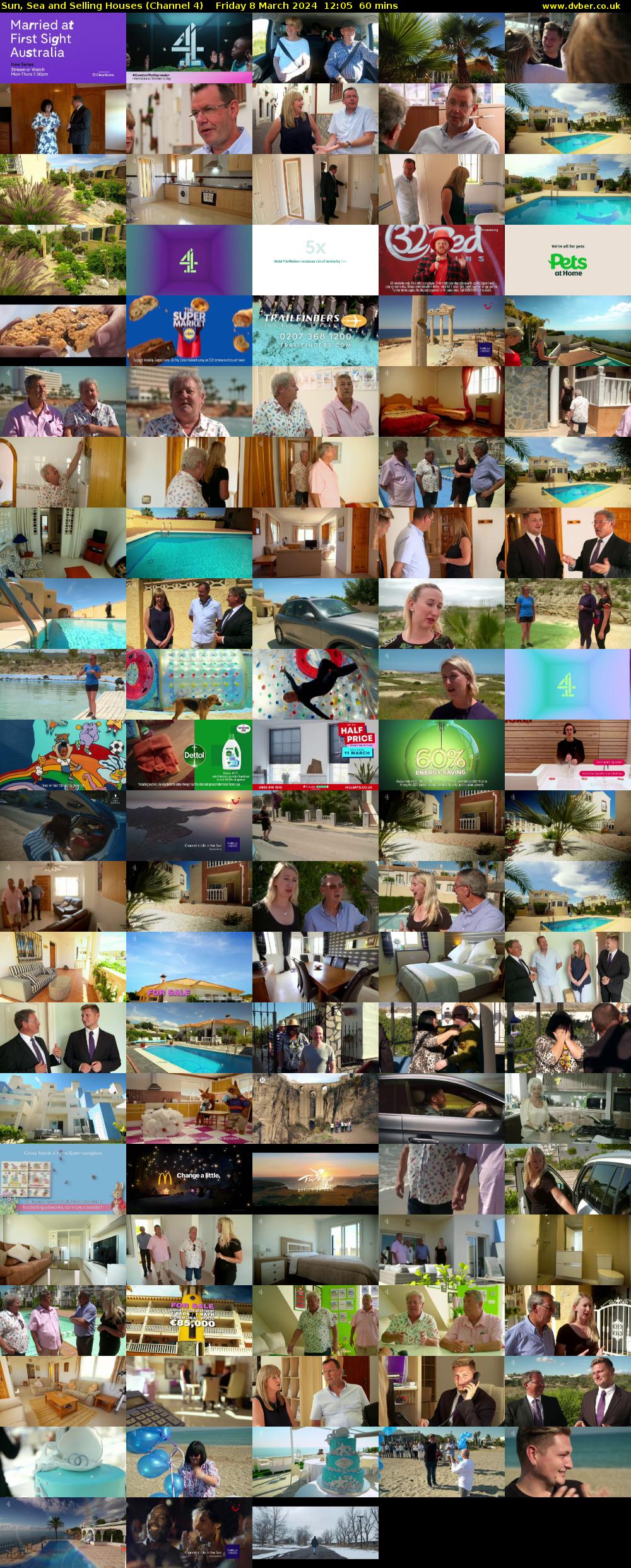 Sun, Sea and Selling Houses (Channel 4) Friday 8 March 2024 12:05 - 13:05