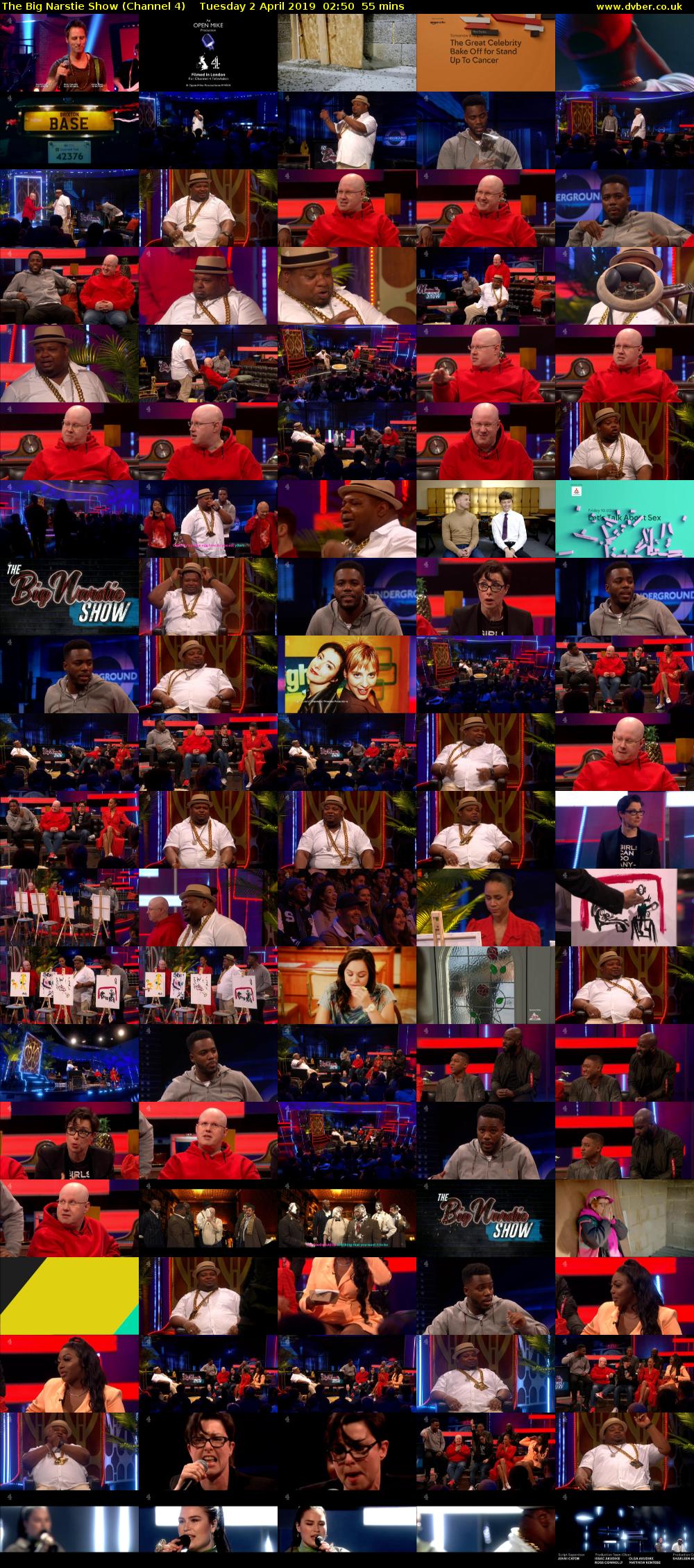 The Big Narstie Show (Channel 4) Tuesday 2 April 2019 02:50 - 03:45