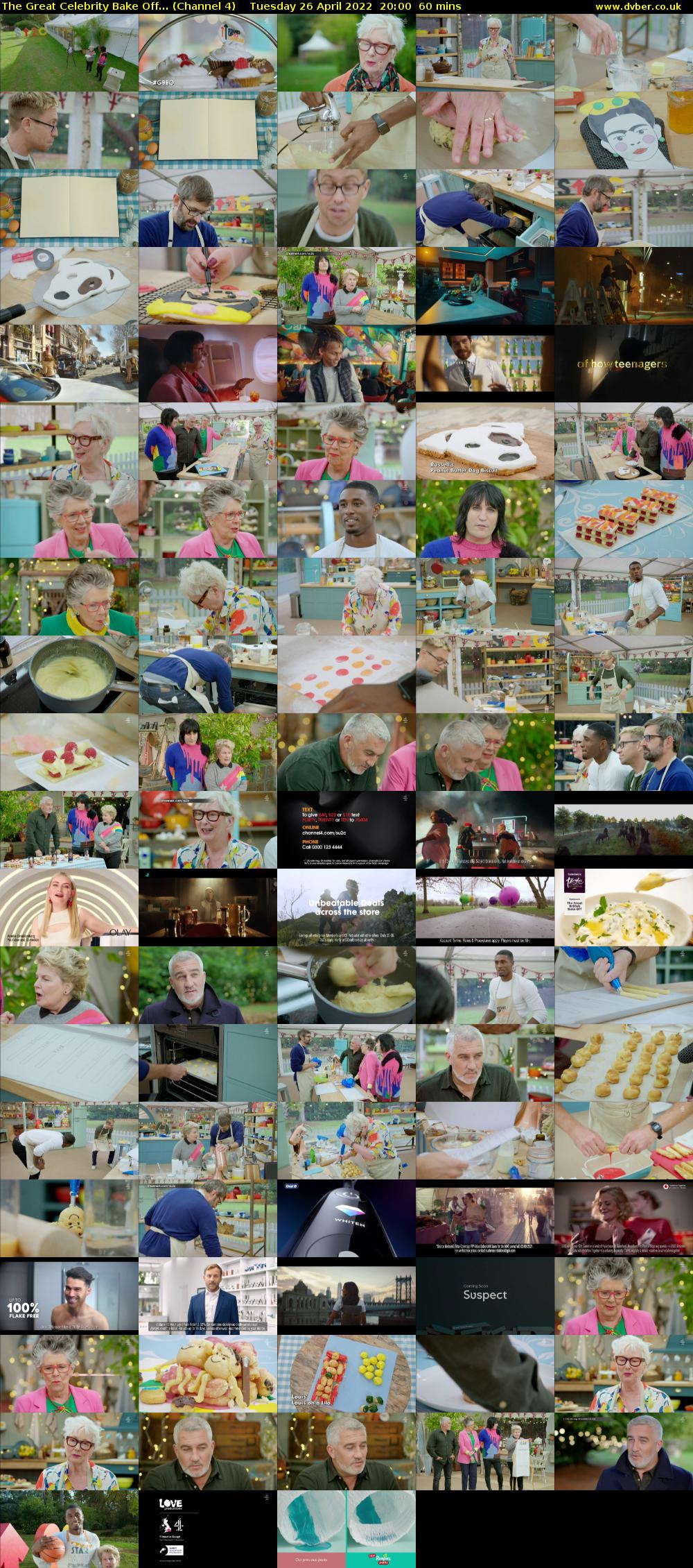 The Great Celebrity Bake Off... (Channel 4) Tuesday 26 April 2022 20:00 - 21:00