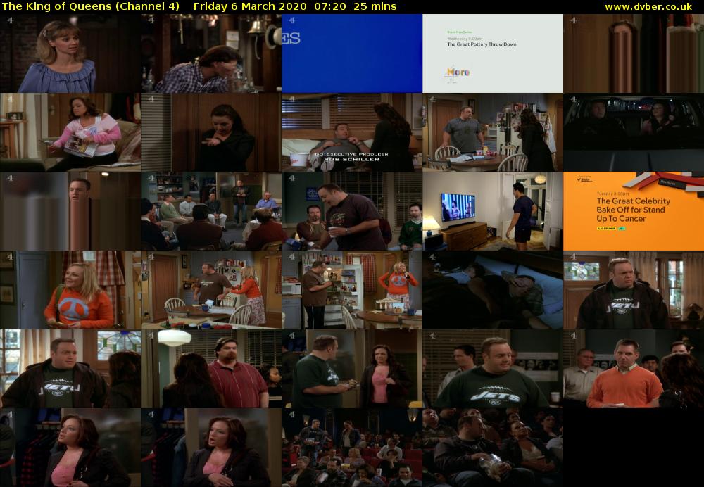 The King of Queens (Channel 4) Friday 6 March 2020 07:20 - 07:45