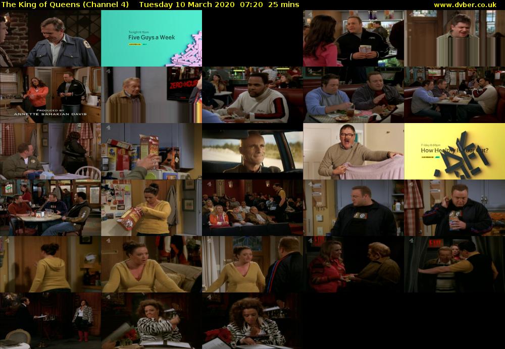 The King of Queens (Channel 4) Tuesday 10 March 2020 07:20 - 07:45