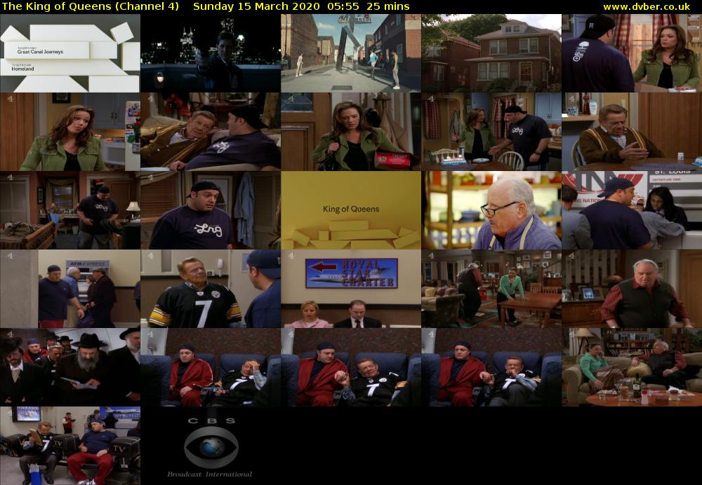 The King of Queens (Channel 4) Sunday 15 March 2020 05:55 - 06:20