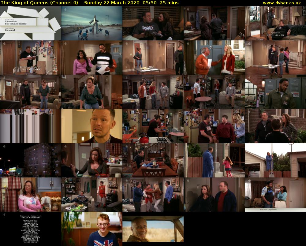 The King of Queens (Channel 4) Sunday 22 March 2020 05:50 - 06:15