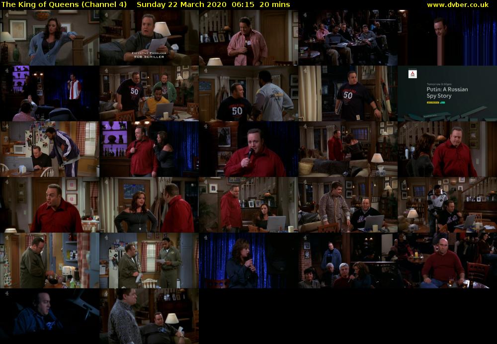 The King of Queens (Channel 4) Sunday 22 March 2020 06:15 - 06:35