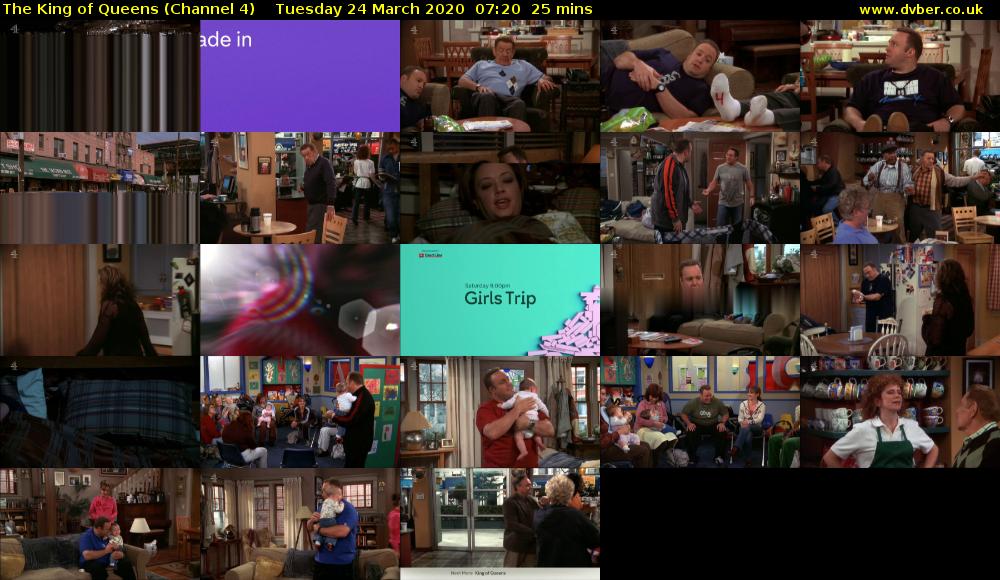 The King of Queens (Channel 4) Tuesday 24 March 2020 07:20 - 07:45