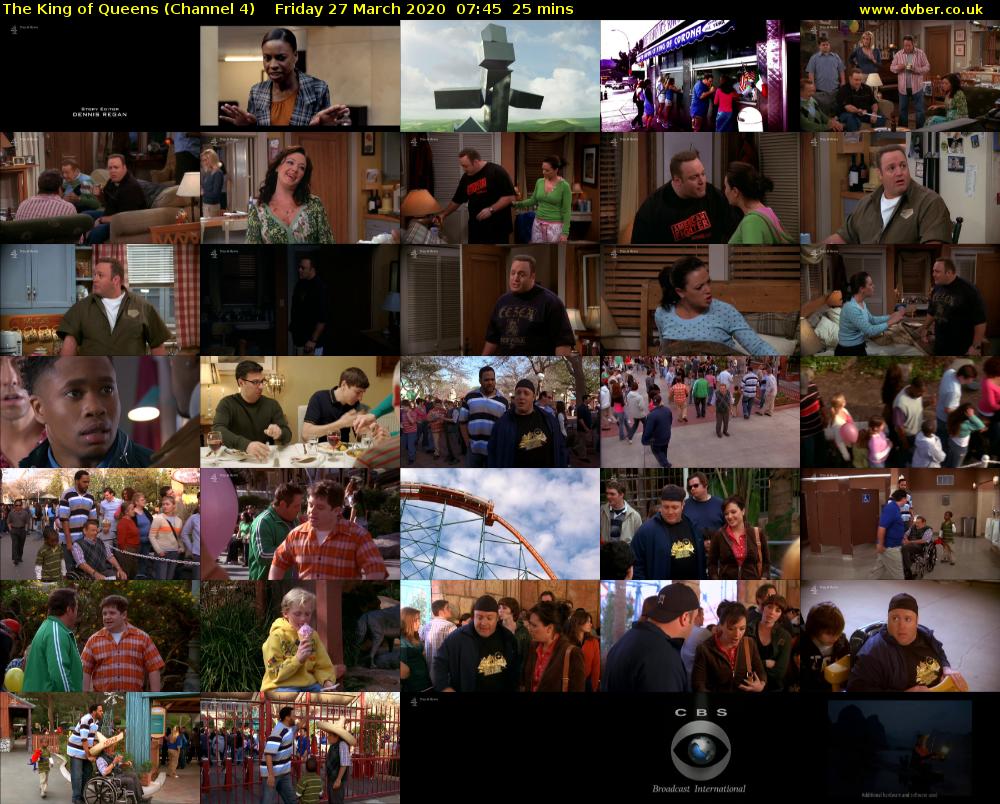 The King of Queens (Channel 4) Friday 27 March 2020 07:45 - 08:10