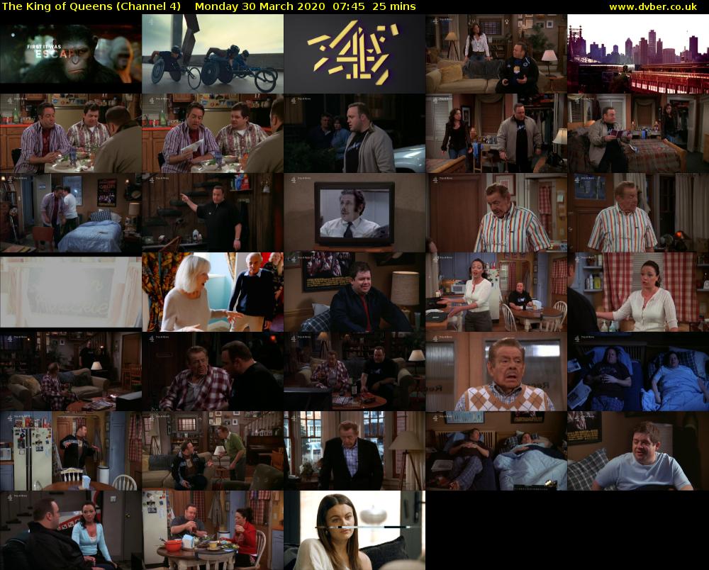 The King of Queens (Channel 4) Monday 30 March 2020 07:45 - 08:10