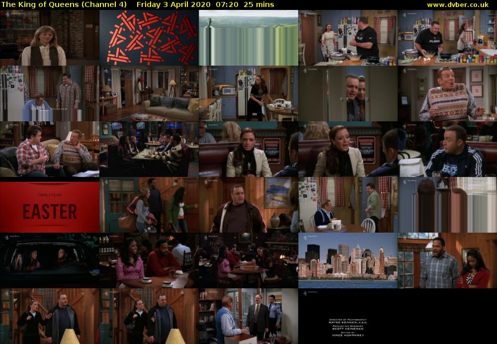 The King of Queens (Channel 4) Friday 3 April 2020 07:20 - 07:45
