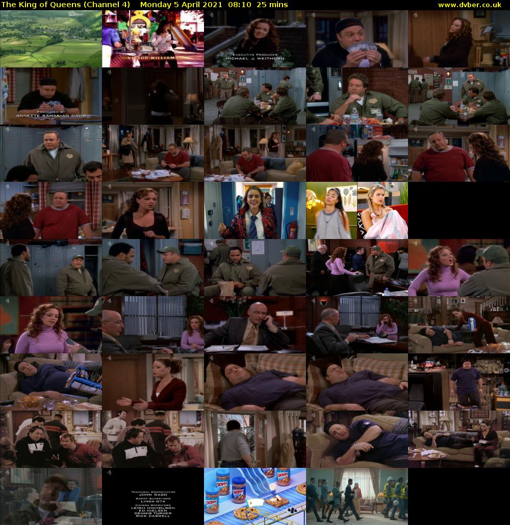 The King of Queens (Channel 4) Monday 5 April 2021 08:10 - 08:35
