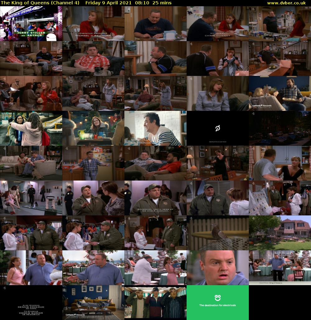 The King of Queens (Channel 4) Friday 9 April 2021 08:10 - 08:35