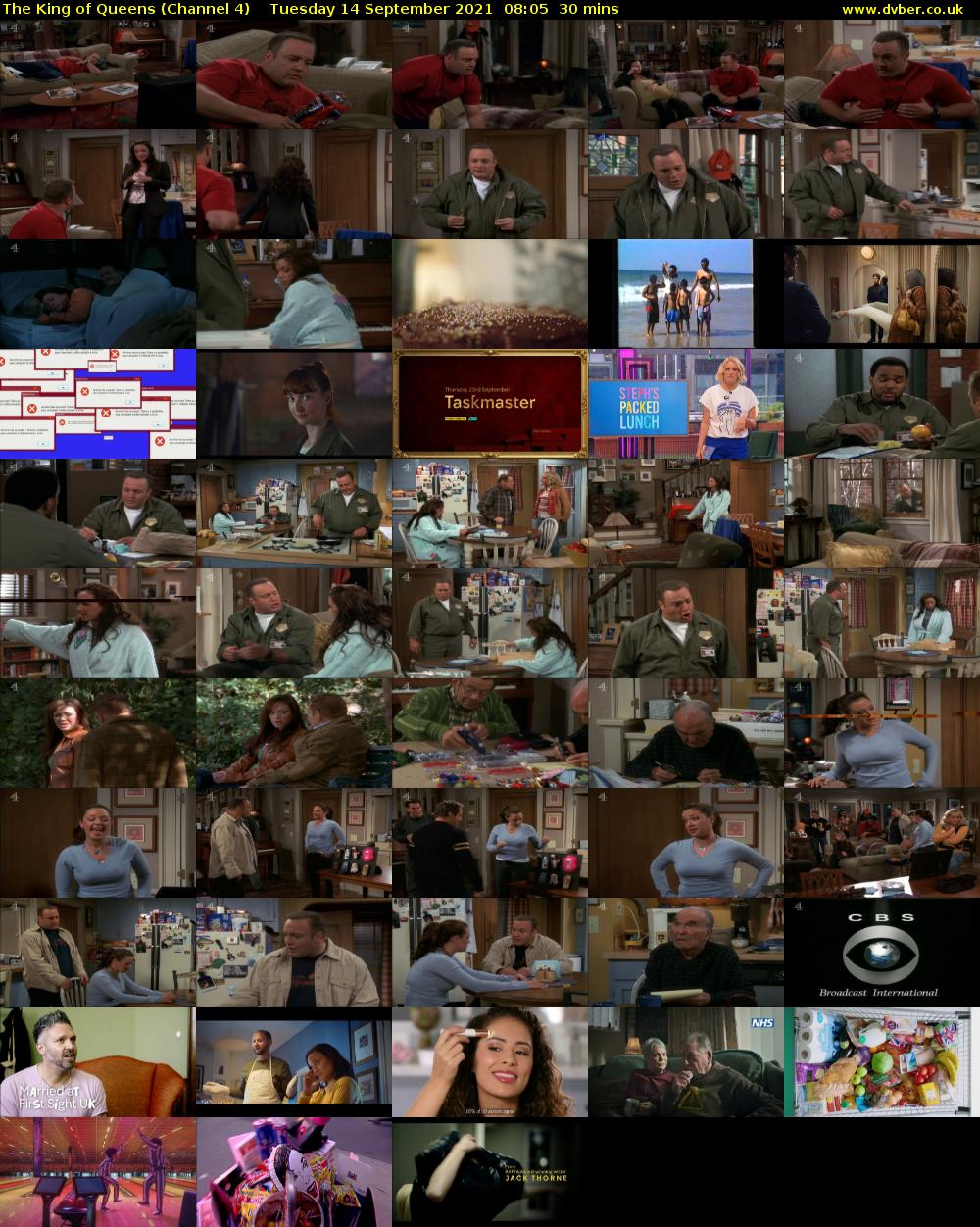 The King of Queens (Channel 4) Tuesday 14 September 2021 08:05 - 08:35