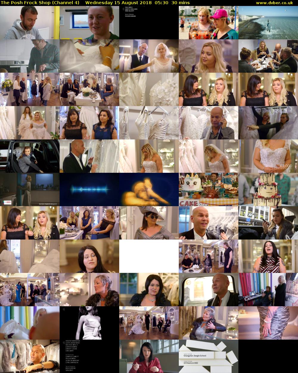 The Posh Frock Shop (Channel 4) Wednesday 15 August 2018 05:30 - 06:00
