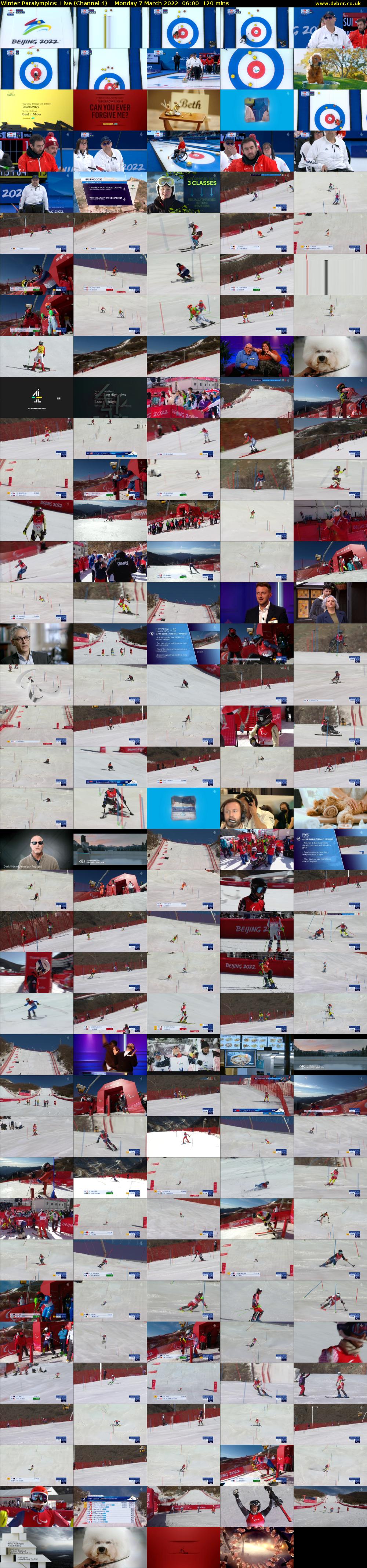 Winter Paralympics: Live (Channel 4) Monday 7 March 2022 06:00 - 08:00
