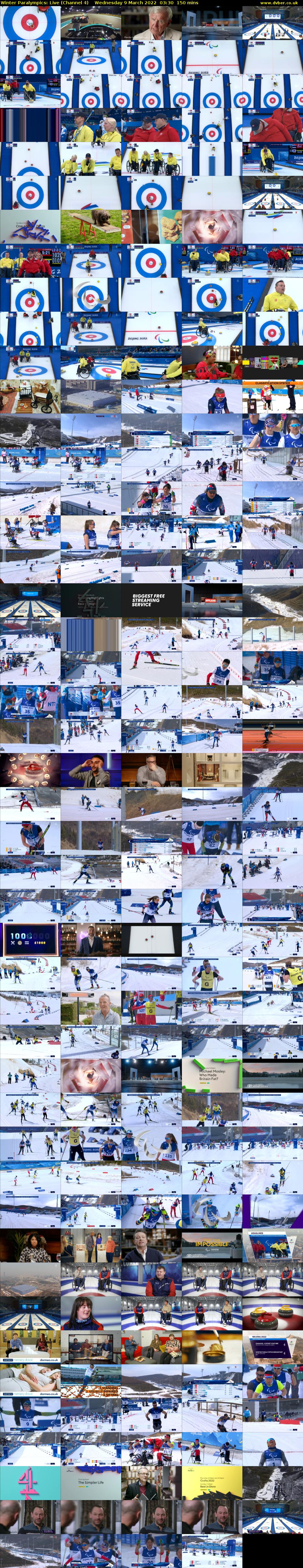 Winter Paralympics: Live (Channel 4) Wednesday 9 March 2022 03:30 - 06:00