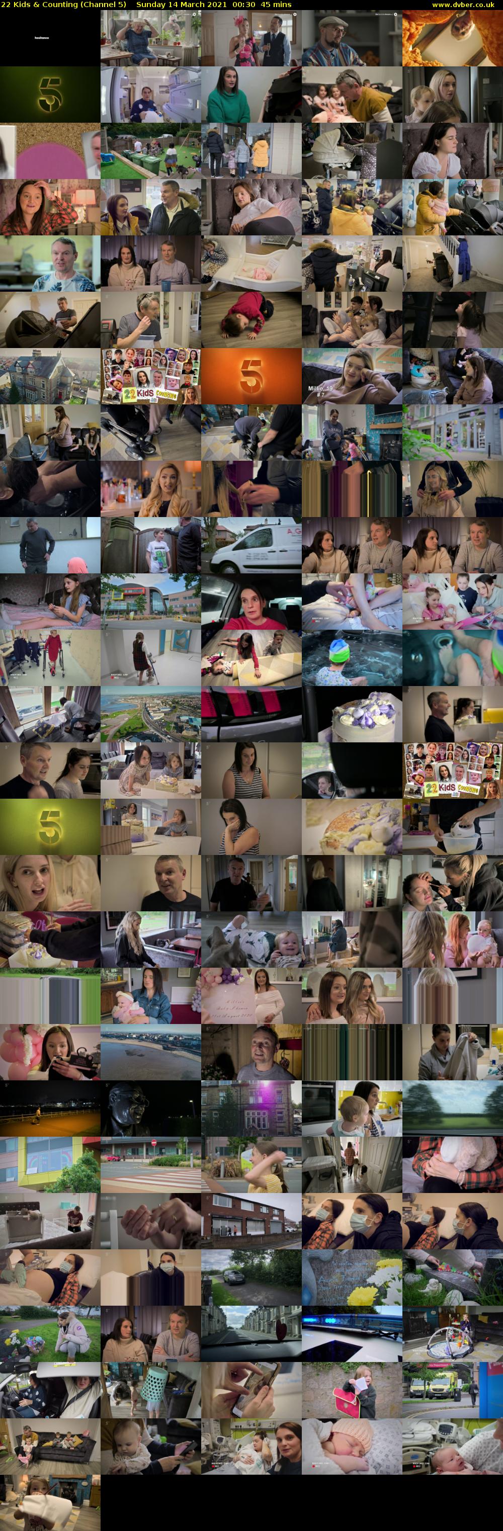 22 Kids & Counting (Channel 5) Sunday 14 March 2021 00:30 - 01:15